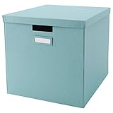 IKEA,イケア,TJENA ふた付きボックス - ライトブルー,103.237.83,10323783