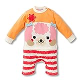 （ワボーズ） Waboatsベビー春と秋のかわいいアニマルプリントのデザイン長袖チュールロンパース カバーオール ベビーロンパース ベビーカバーオール A 95