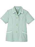 UNIWEAR(ユニウェア) レディース 半袖 スモック SL-934 ライトグリーン LL ( 13号 ) （ 日本製生地使用 ）