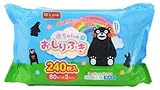 エムズワン 赤ちゃんのおしりふき くまモン (80枚×3個パック)