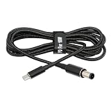 Cablecc USB-C 100W 20V入力からDC 7.4*5.0mm PD電源 65W出力充電ケーブル QC PD Type-C対応 HPノートパソコン対応