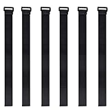 Azarxis マジック 結束バンド マジックバンド 伸縮ベルト ゴムバンド マジックテープ 固定 荷締めベルト 面ファスナー マジックベルト 繰り返し可能 荷崩れ防止 DIY用 配線整理 地震対策