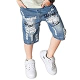 (チェリーレッド) CherryRed 子供 女の子 男の子 子供 ショートパンツ ハーフパンツ 夏物 デニム110 3#