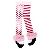 ベビータイツ　ガールズ　赤ちゃん　ストッキング　女の子　レギンス　新生児　パンスト (ラベル24-36 M（薦め年齢：1-2歳）, LGS005 心形)