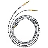 GUCraftsman 16株 7N単結晶銅+7N単結晶銀混合編組ヘッドホンアップグレードケーブル/代替ケーブルは4Pin XLR/4.4mm/2.5mm T1 2nd T1 3nd T5P 2nd T5P 3nd AMIRON Astell&Kern AKT1P AKT5P 2nd Denon AH-D5200 AH-D7200 AH-D9200 AH-D600 JVC HA-SW01 HA-SW02 Final D8000 Proと互換性あり (4Pin XLR プラグ)