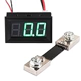 DROK 0.56 "DC 100A電流計電流電流パネルメーターアンプゲージ0-99.9A電流モニターアンペアテスターテスターモニター緑色LEDデジタル表示