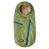 7A.M. ENFANT PAPOOSE おくるみベビーカーシート Green Tea 18-36m