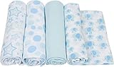 MiracleWare Muslin Swaddle Blanket, Elephants Collection, 4 Piece by MiracleWare [並行輸入品]