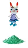 花市場直送便 ミニチュアガラス ラビちゃん グレープ & カラーサンド グリーン
