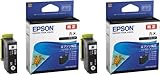 (2個セット) EPSON エプソン 純正インク KAM-BK カメ ブラック オリジナル クリーニング ティッシュ付き