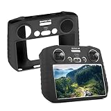 Kimyoaee For DJI RC Controller 送信機用 シリコン保護ケース シリコンケース リモートコントローラープロテクター スクリーンサンシェード - 黒