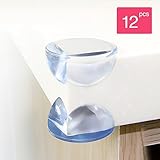 EUDEMON Premium Clear Corner Guards With Extra 3M Adhesives - Non-Toxic - Child Safety Furniture Bum