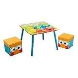 Sesame Street Table and Ottoman Set [並行輸入品]