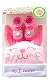 Little Me Baby Girl 's My 1stイースター帽子とブーティセット、0 / 12ヶ月、ピンク
