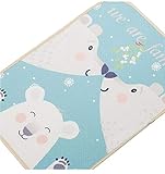 防水旅行マットベビーパッドを変更する女性月経周期パッドD