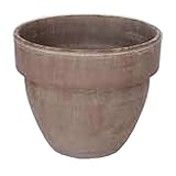 イタリア製テラコッタ鉢 ジオットポット カプチーノ 25cm 2個入り ／植木鉢