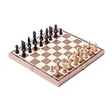 Youbedo 15" Folding Classic Standard Wooden Chess Set [並行輸入品]