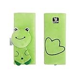 WINOMO シートベルト クッション 子供 シートベルト パッド かわいい ベビーカー ベルトカバー アクセサリー グリーン