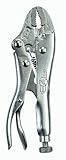 Vise Grip 4WR 4-Inch Curved Jaw Locking Pliers with Wire Cutter [並行輸入品]