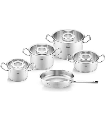 Fissler　フィスラー　コペンハーゲンセット　鍋5個　蓋4個 Amazon.co.jp: フィスラー (Fissler) 鍋セット コペンハーゲン