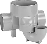 下水道関連製品＞ビニマス＞M 125-200シリーズ　トラップ(UT)　M-UT兼125X75S-200　Mコード：41480　前澤化成工業