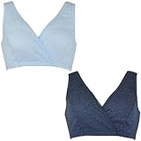 アビックス マミールナ マタニティハーフトップ2枚セット M サックス&ネイビー フライス 660402