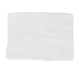 Perfk ベビー 子供 女の子 チュチュスカート用 かぎ針編み チューブトップ 伸縮性 ウエストバンドのヘッドバンド