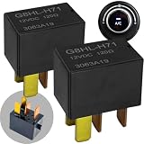 ozgram 12V A/Cリレー 【2個セット】 エアコンリレー マグネットクラッチ フォグ パワーウィンドー スターター 4ピン 4極端子 【純正品互換】
