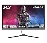 JAPANNEXT 24.5型IPS フルHDパネル搭載165Hz対応ゲーミングモニター JN-IPS245FHDR165 HDMI DP 165Hz 144Hz