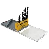 Stalwart 75-5508 Hawk Wood Drill Bit Set with Storage Case, 8-Pc by Stalwart
