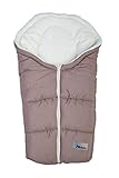 Altabebe Alpin Winter Footmuff for Baby Car Seat (0 - 12 Months, Light Brown/Whitewash) by Altabebe
