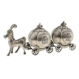 Blesiya 私の最初のカール＆歯の箱　馬とカボチャのデザイン　キャリッジ　赤ちゃん用　精緻な　収納ボックス