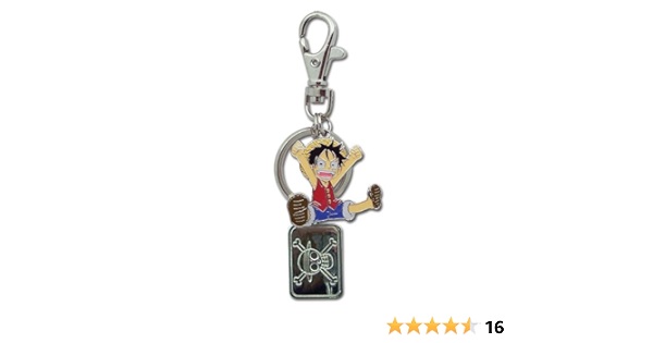 Amazon Co Jp ワンピース One Piece キーホルダー ルフィ Metal Chibi 輸入版 北米仕様 おもちゃ 通販