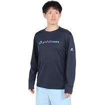 Amazon.co.jp: ファイテン（PHITEN） 長袖Tシャツ ラメグラデ ブラック