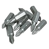 Silverline Philips Cr-v Screwdriver Bits 100pcs - No.2 Hex Shank 25mm Diy Tools