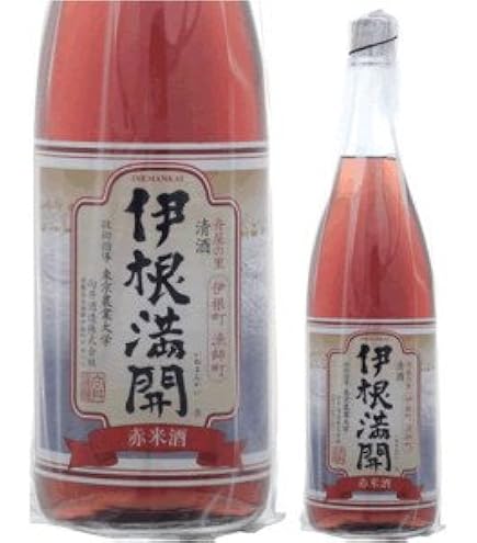 Amazon.co.jp: 伊根満開 赤米酒古代米 1800ml 向井酒造 京都 : 食品