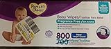 Parents Choice Fragrance Free Baby Wipes (800 Count) by Parent's Choice