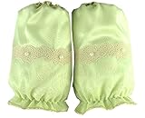 2つのペアデリケートな袖レースパールカフかなり清掃ツール