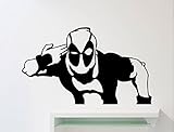 デッドプール壁デカールスーパーヒーローDC Marvel Comicsビニールステッカーホーム保育園キッズ少年少女ルームインテリアアートデコレーション部屋も防水高品質ビニールステッカー( 323su 