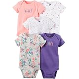 Carter's(カーターズ) 5-パックショートスリーブボディスーツ マルチ ロンパース半袖 24ヶ月【並行輸入】