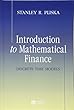 Introduction to Mathematical Finance: Discrete Time Models