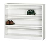 HSB-03T_スチール製 シューズボックス 靴箱 完成品【靴箱・下駄箱：3段】収納 オフィス 事務所 完成品 ホワイトグレー【日本製】サイズ：W1000×D330×H890