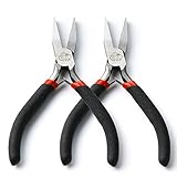 Ploarnovo 平口 リードペンチ お得 2個セット ステンレス製 ミニ プライヤー プロホビー PZ-118