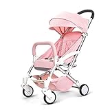 QXmEiベビーカート0 to 6 years oldアルミニウム合金ポータブル折りたたみ超小型衝撃吸収機能Can Sit Down and Can Lie Down Toロード15 kg Baby 