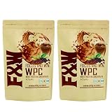 F&W(エフアンドダブリュー) プロテイン ホエイプロテイン WPC アミノ酸スコア100 国内製造 カフェオレ 600g×2個