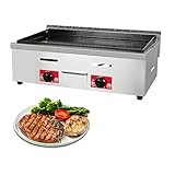 グリドル 卓上用 プレス鉄板 プロパンガスグリドルグリル スタンダード LPガス ステンレス鋼 ホットプレート ポータブル フラットトップ グリドル キャンプ グリルステーション キッチン 業務用,720c