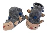 ベビー靴下 ベビーソックス ポップアップ靴下 ソックス 靴下 手つくり 日本製 出産祝い ギフト (ハリネズミ)