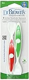 Dr. Browns Designed To Nourish Long Spatula Spoon, Colors May Vary - 8 Count by Dr. Brown's [並行輸入品]