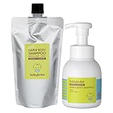 babybuba (ベビーブーバ) オーガニック ベビーシャンプー ヘア＆ボディ 泡タイプ ベビースキンケア 全身 リラックス効果 日本産 (新生児から使える) (250ml＋詰め替え)
