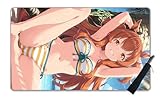 プレイマット アニメグッズト TCG万能 専用 高級 ウマ娘 マヤノトップガン カードゲーム ザイズ 60ｘ35cm 収納袋付き ハコクラフト (C) [並行輸入品]